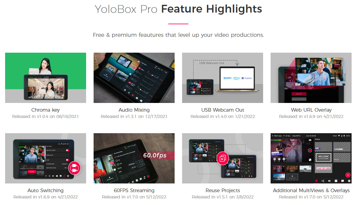 YoloLiv Yolobox PRO Portable Live Stream Studio (8 Inch LCD Screen) (1 Year Warranty)