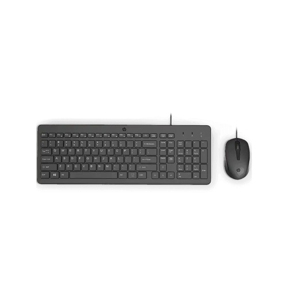 HP Wired Keyboard and Mouse combo 150 (240J7AA) | 1 Year HP Malaysia Warranty