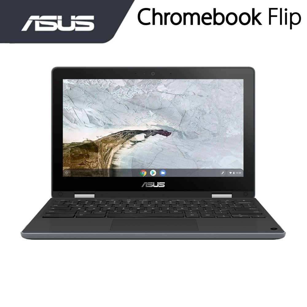 ASUS Chromebook Flip C214 C214M-ABU0462 Laptop | Intel Celeron N4020 | 4GB RAM 32GB EMMC | 11.6" HD Touch | ChromeOS
