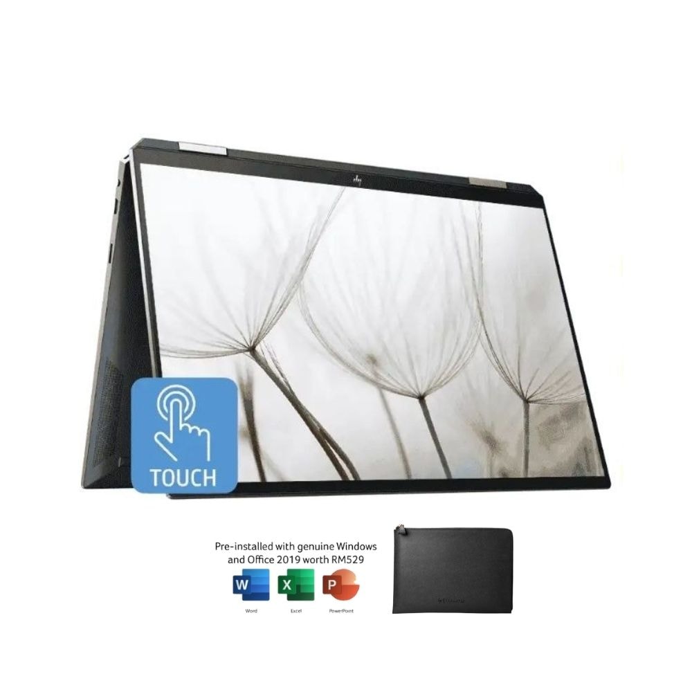 HP Spectre x360 14-ea0053TU Laptop | i5-1135G7 | 8GB(OB) 1TB SSD | 13.5"FHD Touch | Free Microsoft Office and Sleeve