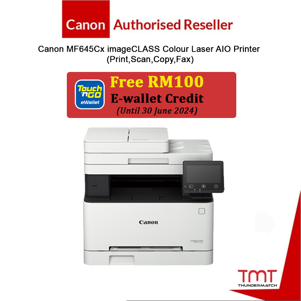 (TNG RM100) Canon MF645Cx Laser | Print | Scan | Copy | FAX Printer |Warranty 3-Yrs Canon OnSite