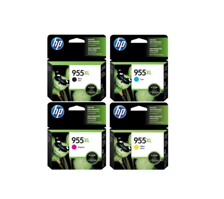 HP 955XL ( Black | Yellow | Cyan | Magenta ) Original Ink Cartridge - Officejet Pro 8710/8720/8730/7720/7730/7740