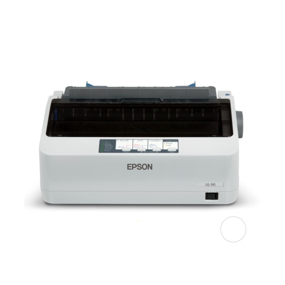 Epson Printer Dot Matrix LQ-310 (Parellel/Serial/USB NO Cable) 24-pin | 80 columns | 347cps | 1+3 copies | 1 Yr Wrnty