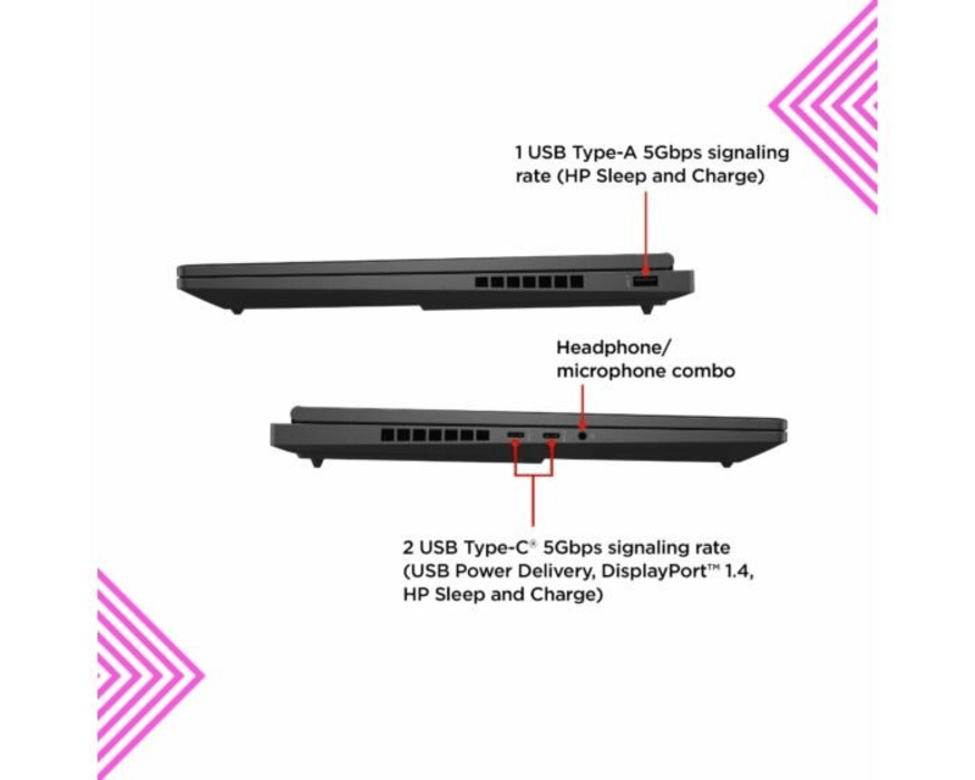 HP Omen Gaming 16-WF0120TX Gaming Laptop | i5-13500H | 16GB RAM 512GB SSD | 16.1" FHD (165Hz) | NVD RTX4050 6GB | Win11 | 2Y Warranty