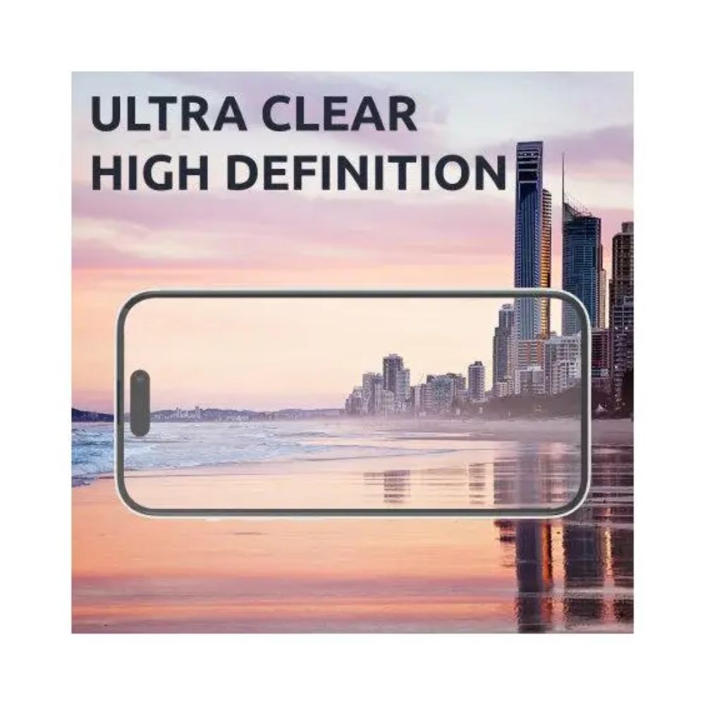 NuGlas Clear / Privacy 0.3mm Tempered Glass Screen Protector For iPhone 15 Series