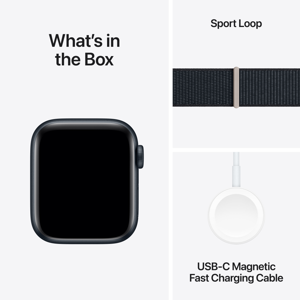 Apple Watch SE with Aluminium Case with Sport Loop (GPS + Cellular) 2023