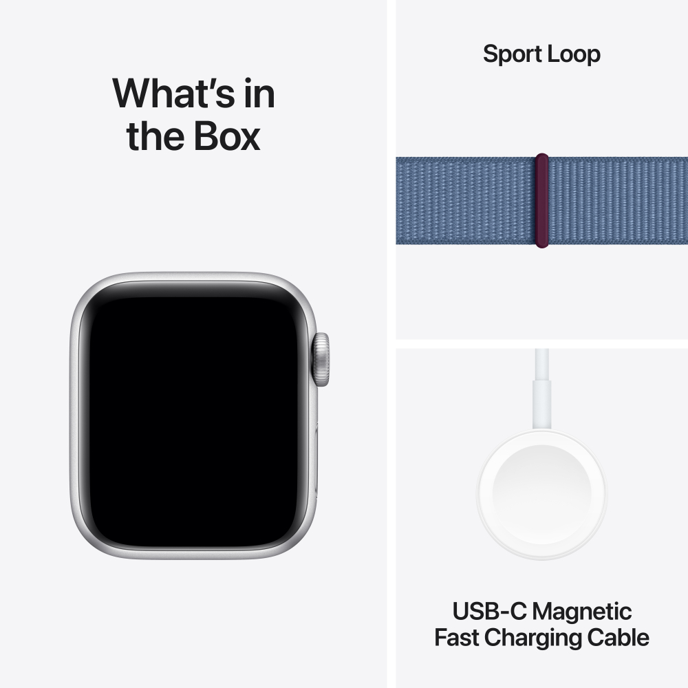 Apple Watch SE with Aluminium Case with Sport Loop (GPS + Cellular) 2023