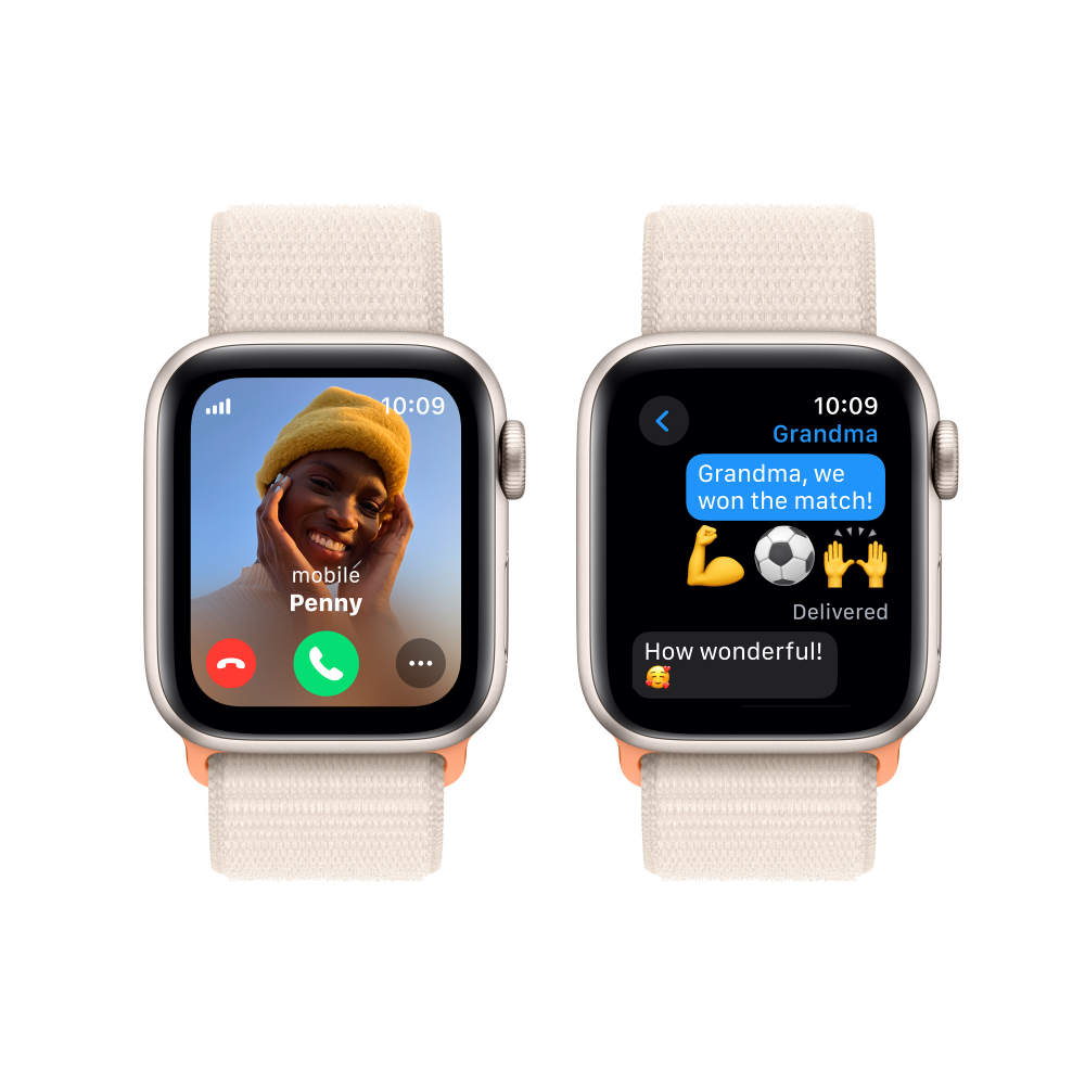 Apple Watch SE with Aluminium Case with Sport Loop (GPS + Cellular) 2023