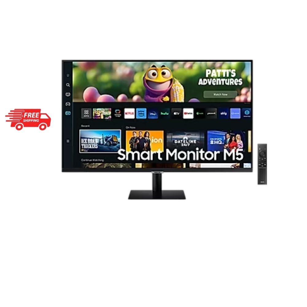 Samsung LS27CM500EEXXS 27" Smart Monitor M5 | 8ms | FHD(1920x1080) | 60Hz | VA Panel | HDMI & USB | Speaker | Wireless Lan & Bluetooth | HDR10 | Remote Controller | Operating System Tizen | 3Y Warranty