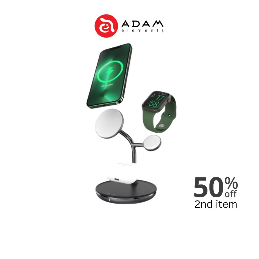 ADAM elements OMNIA M3+ Magnetic 3in1 Wireless Charging Station
