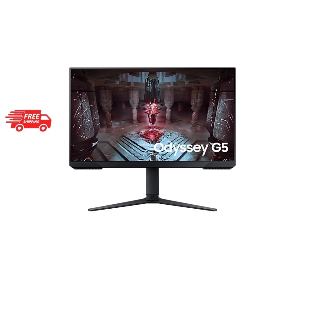 Samsung Odyssey LS27CG510EEXXS G5 G51C 27" Gaming Monitor | QHD(2560x1440) | 165Hz 1ms | VA Panel | HDR10 | HDMIx2 | AMD FreeSync | VESA (100x100) | 3Y Warranty