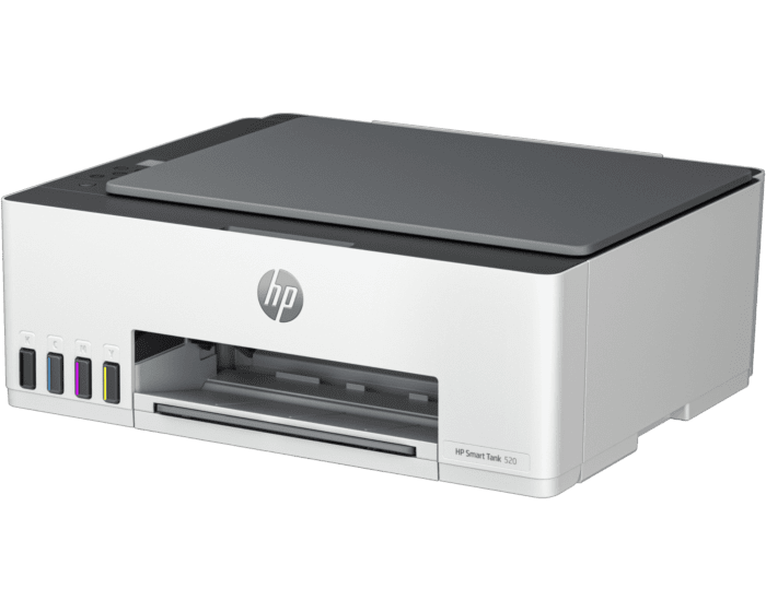 HP Smart Tank 520 | Print&Scan&Copy | 12ppm(BK),5ppm(CLR) | Borderless Print | 1200x1200 dpi | 3K Pages Monthly Duty | Support Win Only |2Y Warranty