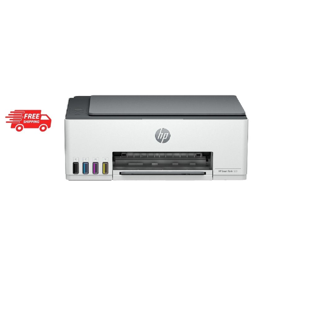 HP Smart Tank 520 | Print&Scan&Copy | 12ppm(BK),5ppm(CLR) | Borderless Print | 1200x1200 dpi | 3K Pages Monthly Duty | Support Win Only |2Y Warranty