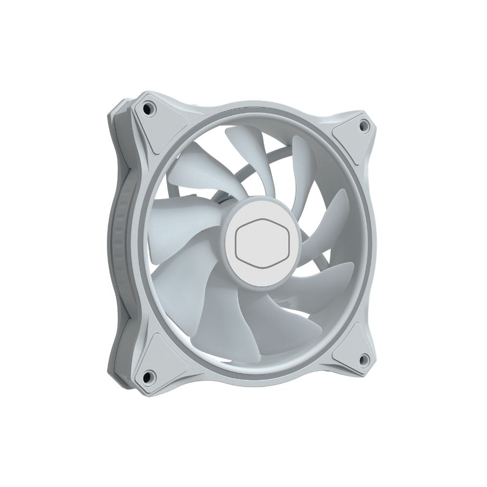 Cooler Master MasterFan MF120 HALO Dual Loop ARGB White Edition 12CM Fan Case | 47.2CFM | MFL-B2DW-18NPA-R1 MFL-B2DW-183PA-R1