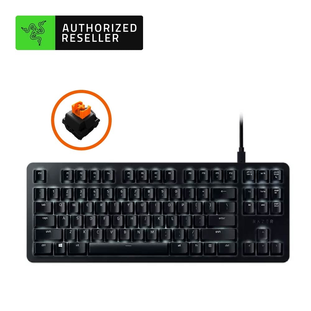 Razer BlackWidow Lite Silent Mechanical Keyboard | Orange Switches - 1 Year Warranty