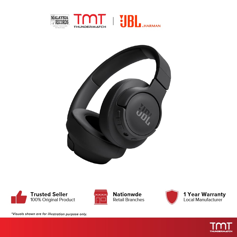 JBL TUNE 720BT Wireless Over-Ear Headphones with Built-in Microphone