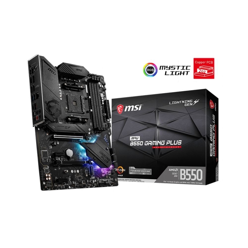 MSI AMD AM4 B550 MPG GAMING PLUS ATX Motherboard