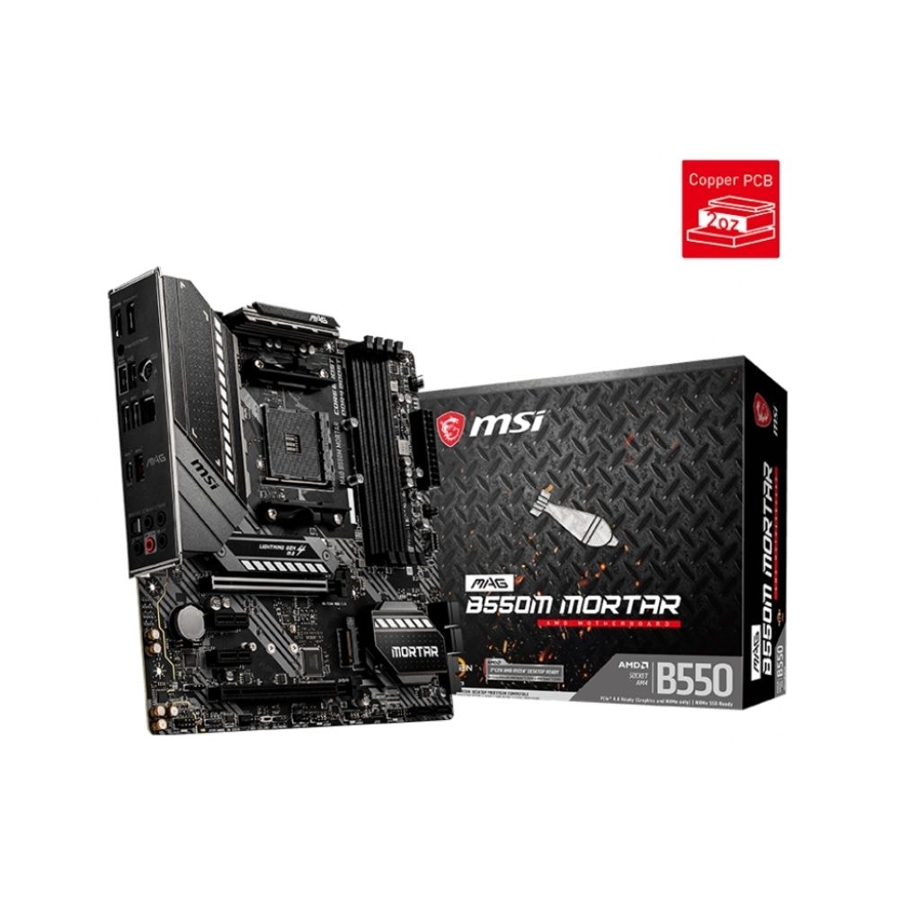 MSI AMD AM4 B550M MAG MORTAR mATX Motherboard