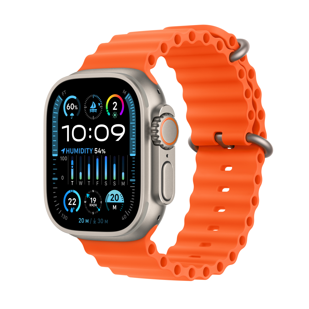 Apple Watch Ultra 2 Titanium Case with Ocean Band (GPS + Cellular)