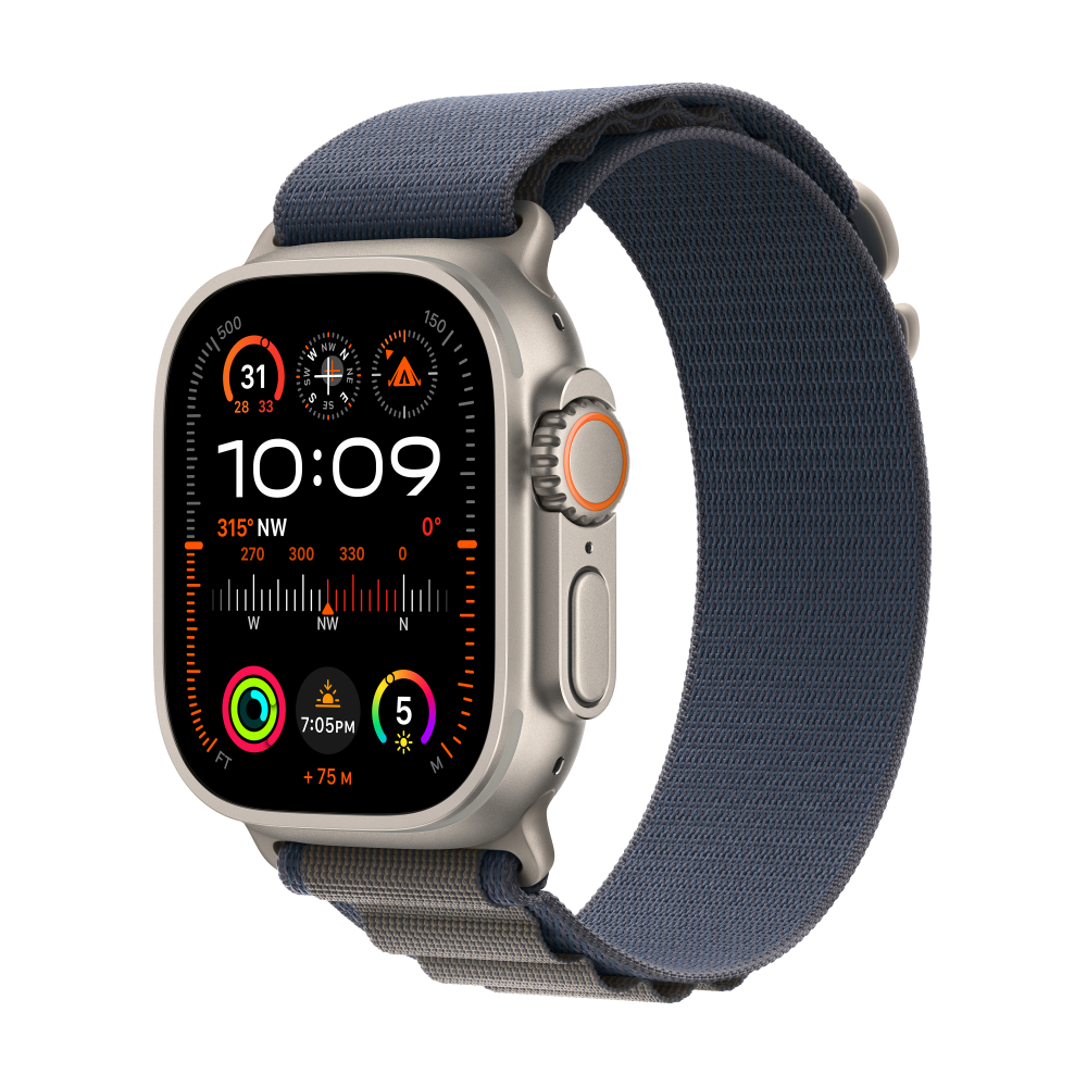 Apple Watch Ultra 2 Titanium Case with Alpine Loop (GPS + Cellular)