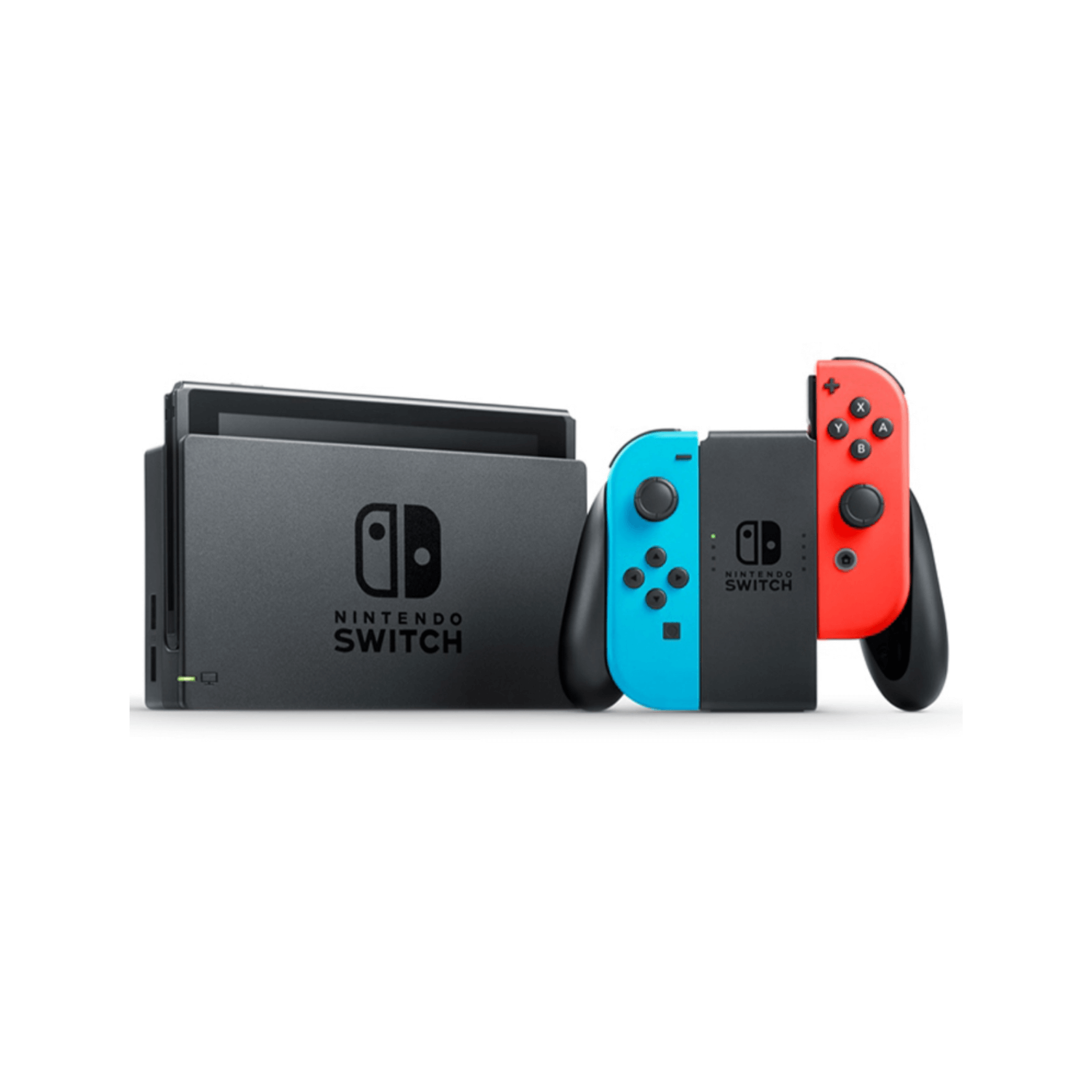 Nintendo Switch with Gray Joy?Con / Nintendo Switch with Neon Blue and Neon Red Joy?Con | 1 Year Nintendo Malaysia Warranty