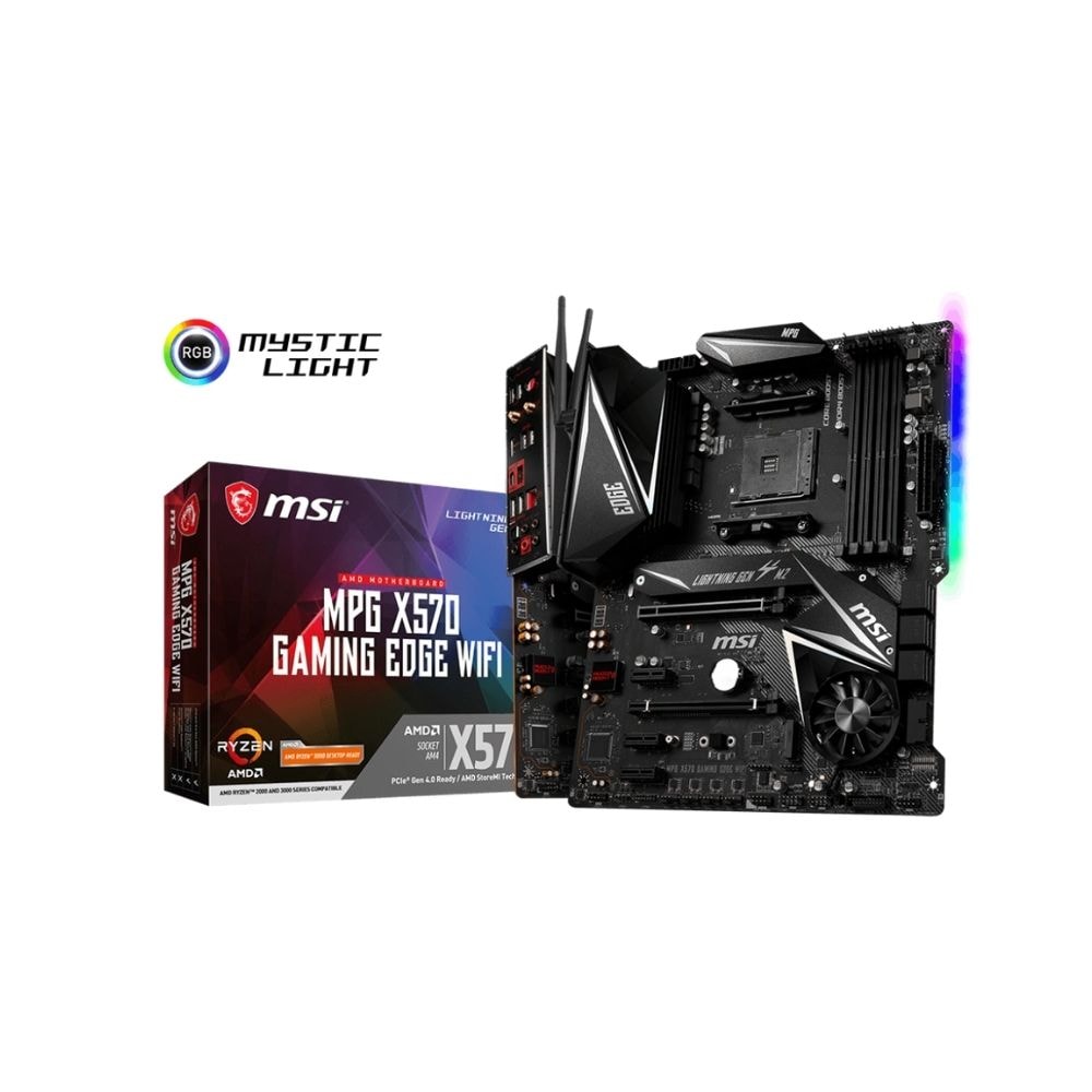 MSI AMD AM4 X570 MPG GAMING EDGE WIFI ATX Motherboard