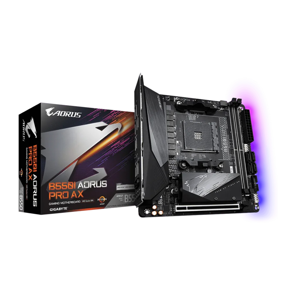 Gigabyte B550-I AORUS PRO AX AM4 ITX Motherboard