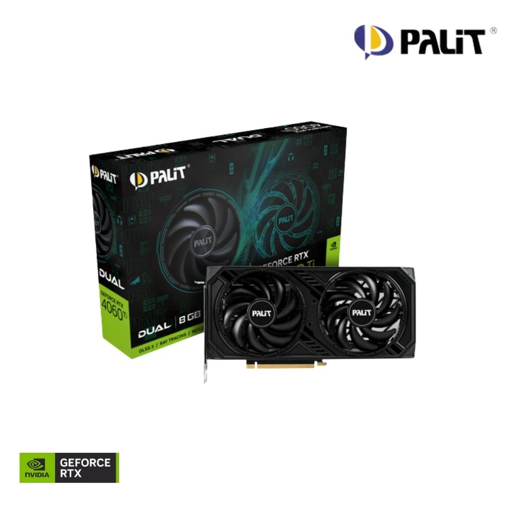 Palit RTX 4060 Ti 8GB GDDR6 128Bit DUAL VGA Graphics Card VGA Graphics Card