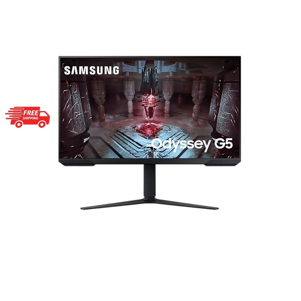 Samsung Odyssey G5 LS32CG510EEXXS Gaming Monitor | 32" QHD (2560x1440)(165Hz) | VA Panel | 1ms | HDR10 | Flicker Free | AMD FreeSync | DP & HDMI | 3Y Warranty