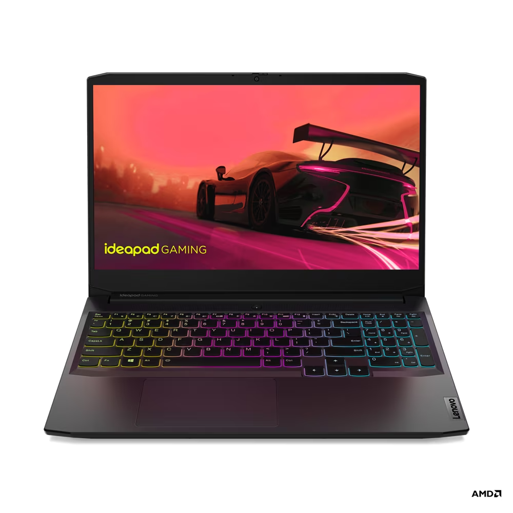 Lenovo IdeaPad Gaming 3 15ACH6 Gaming Laptop (82K2027VMJ) | AMD Ryzen 5 5500H | 16GB RAM 512GB SSD | RTX2050 4GB | 15.6" FHD(1920x1080) (144Hz) | Win11 | 2Y Warranty