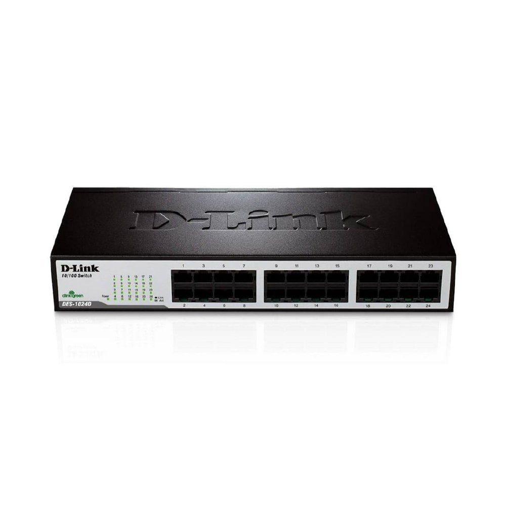 D-Link 24pt 100Mbps DES-1024D Switch