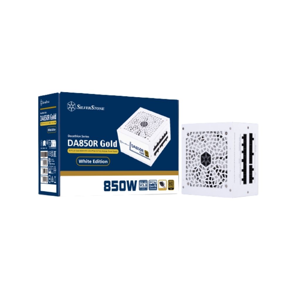 Silverstone Decathlon White Edition DA850R 850W 80PLUS GOLD Full-Modular Power Supply