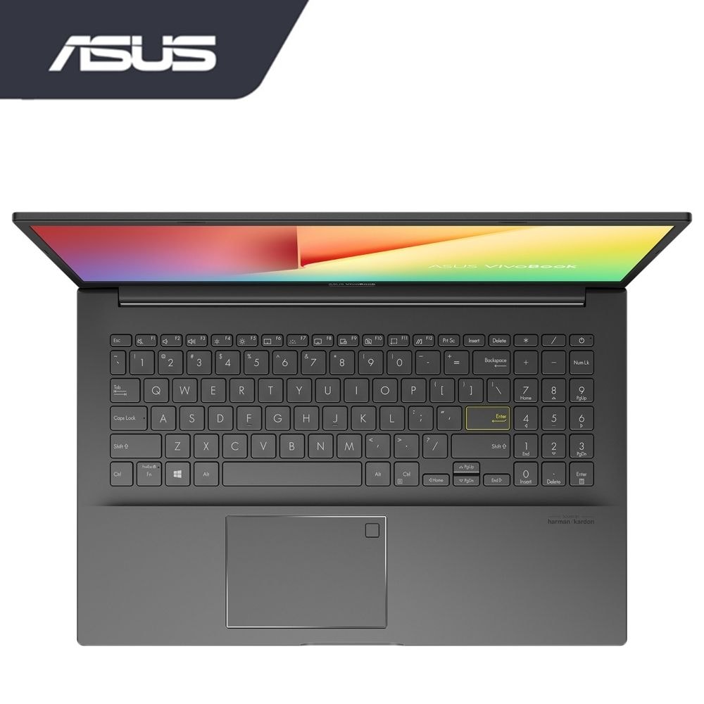 Asus Vivobook K513E-AL11109TS Indie Black Laptop | i3-1115G4 | 8GB RAM 512GB SSD | 15.6" FHD | W10 | MS OFFICE + CASE
