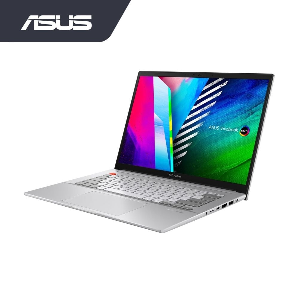 Asus Vivobook Pro X OLED N7400P-CKM018TS Cool Silver Laptop | i5-11300H | 16GB RAM 512GB SSD | 14" FHD OLED | RTX 3050 | W10 | MS OFFICE+CARRY CASE
