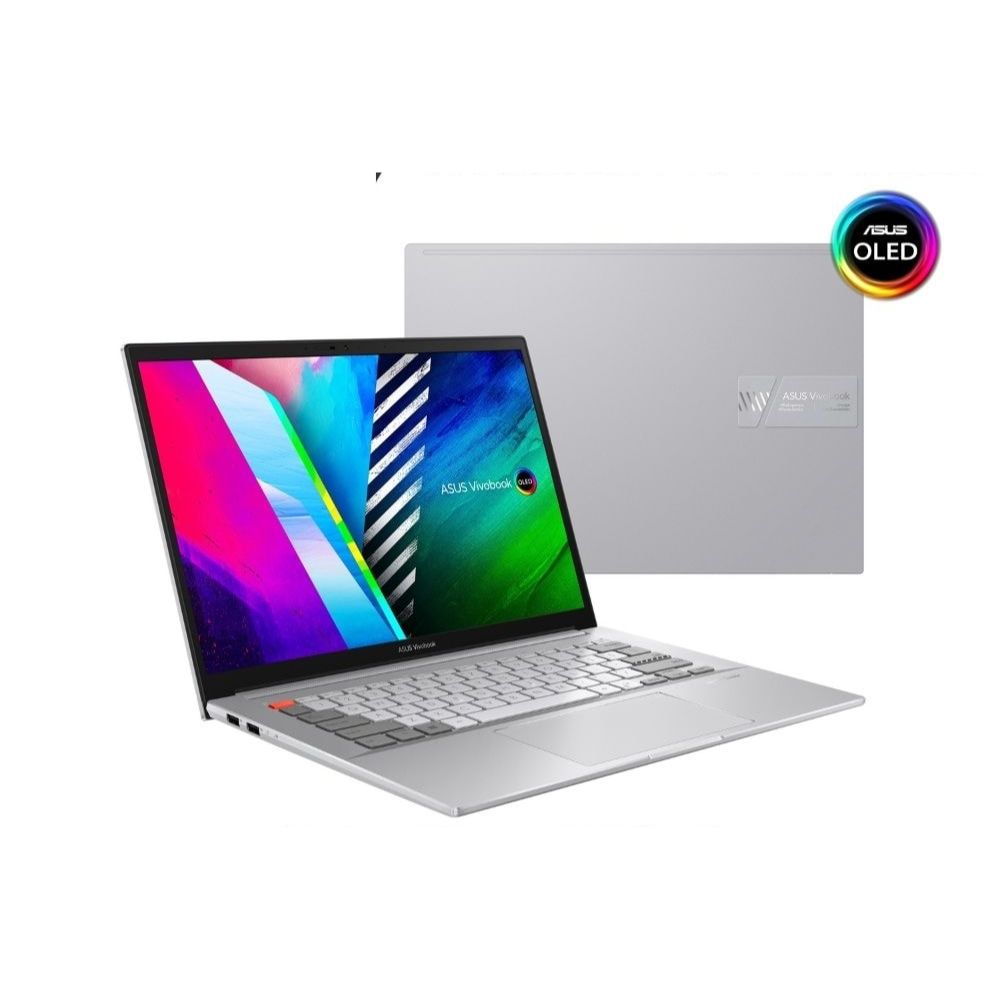 Asus Vivobook Pro X OLED N7400P-CKM018TS Cool Silver Laptop | i5-11300H | 16GB RAM 512GB SSD | 14" FHD OLED | RTX 3050 | W10 | MS OFFICE+CARRY CASE