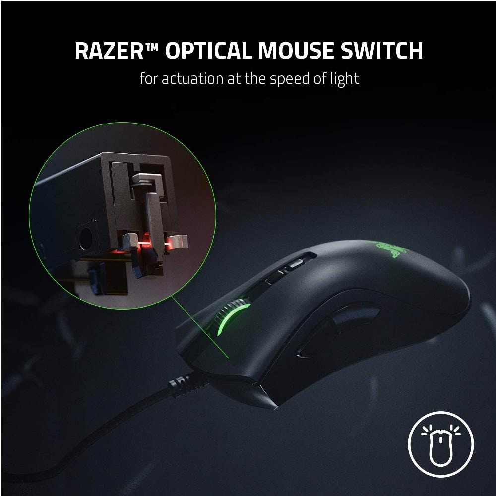 Razer DeathAdder V2 Optical Wired Gaming Mouse | 8 buttons - 1 Year Warranty