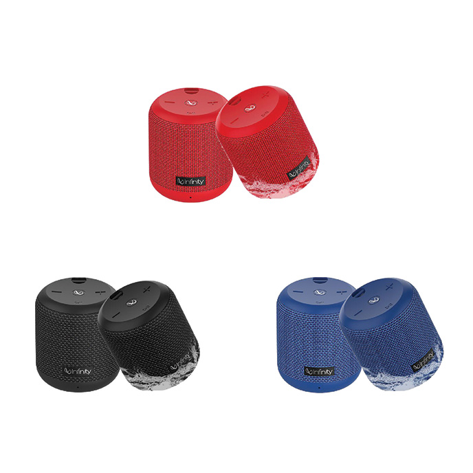 Infinity Clubz 150 Portable Bluetooth Speaker (Black/Blue/Red) | 1 Year Warranty