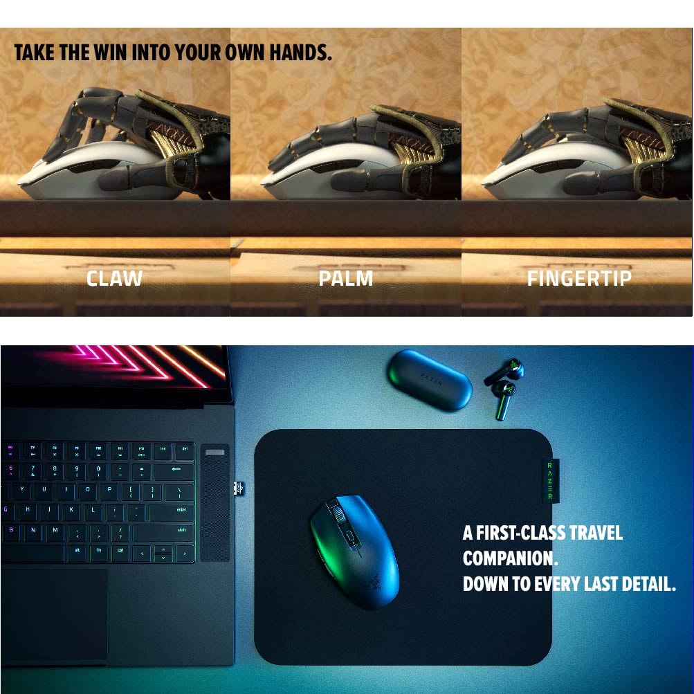 Razer Orochi V2 Wireless Dual Mode Gaming Mouse (RZ01-03730100-R3A1)