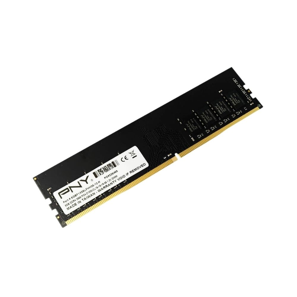 PNY DDR4 2666MHz CL16 DIMM Single RAM Desktop | 4GB /8GB | MD4GSD42666BL MD8GSD42666BL