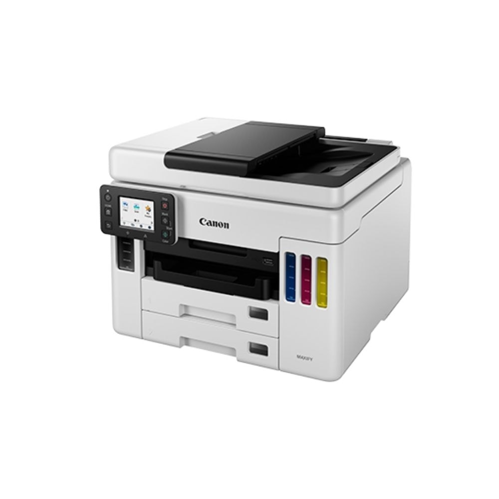 Canon Maxify GX7070 A4 Printer Auto Duplex Print, Scan,Copy,FAX | 2.7"Touch LCD | Wireless,Lan,USB | ADF Single Cassetes