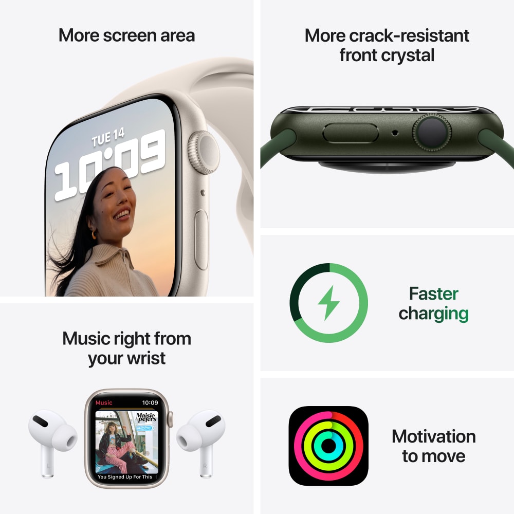 Apple Watch Series 7 Aluminium Case (GPS)
