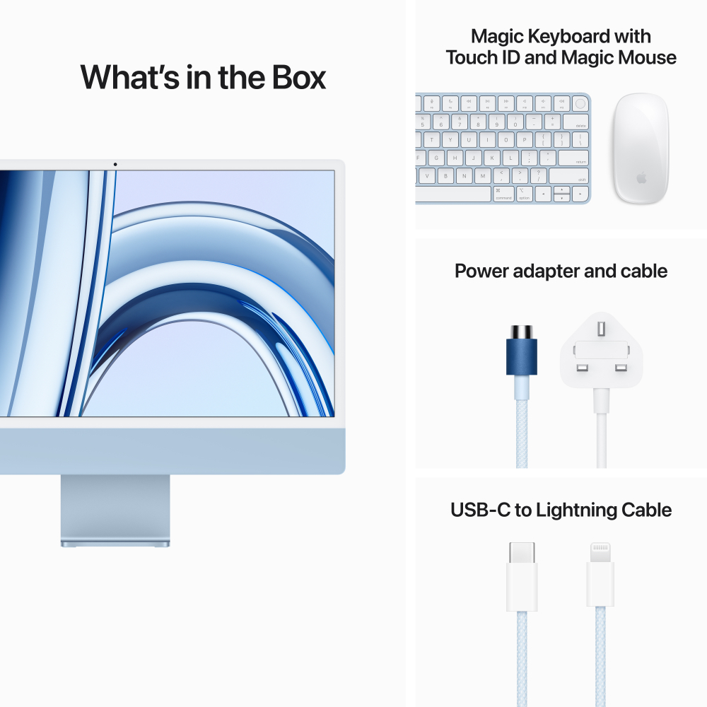 Apple iMac 24-inch M3 (Four ports, 2023)