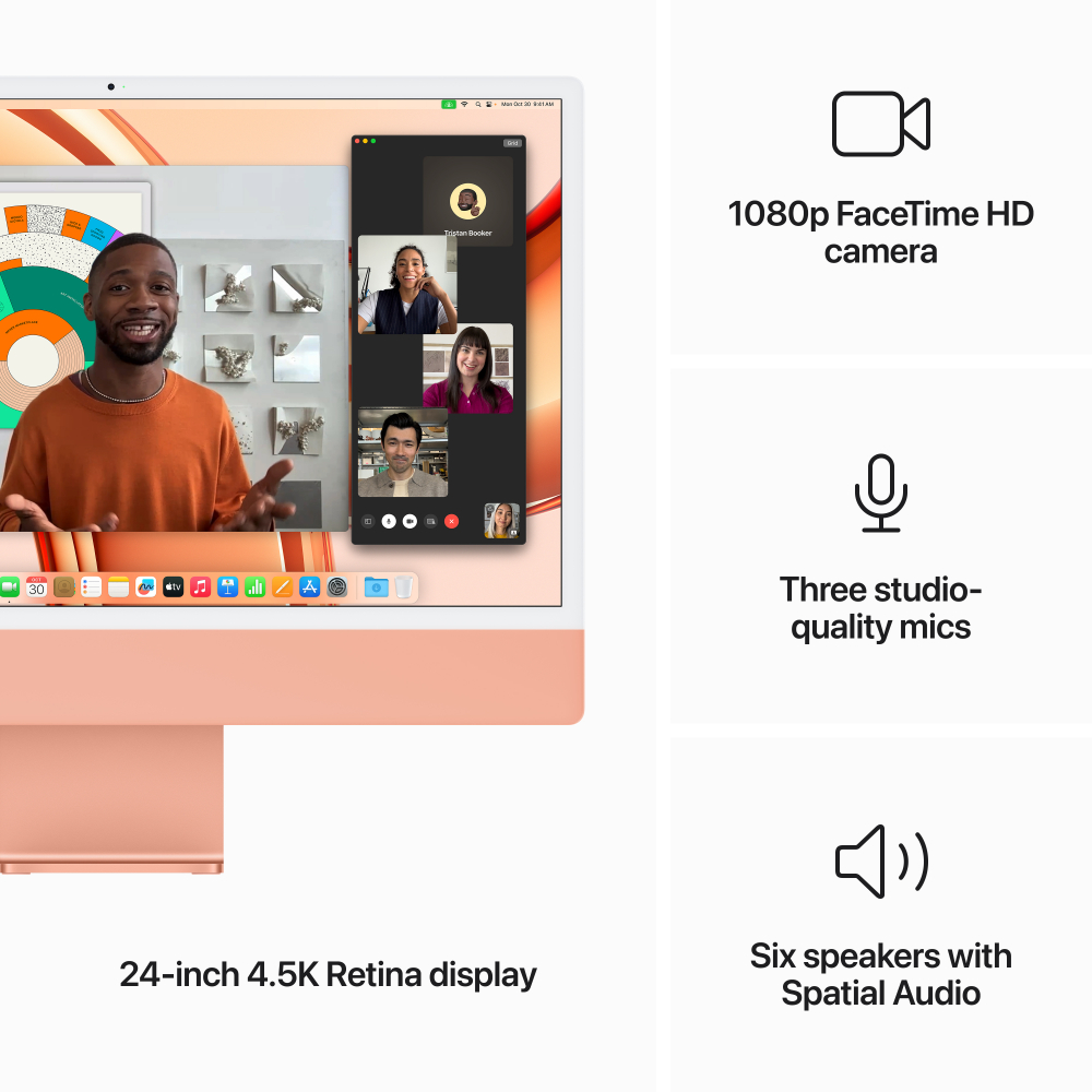Apple iMac 24-inch M3 (Four ports, 2023)