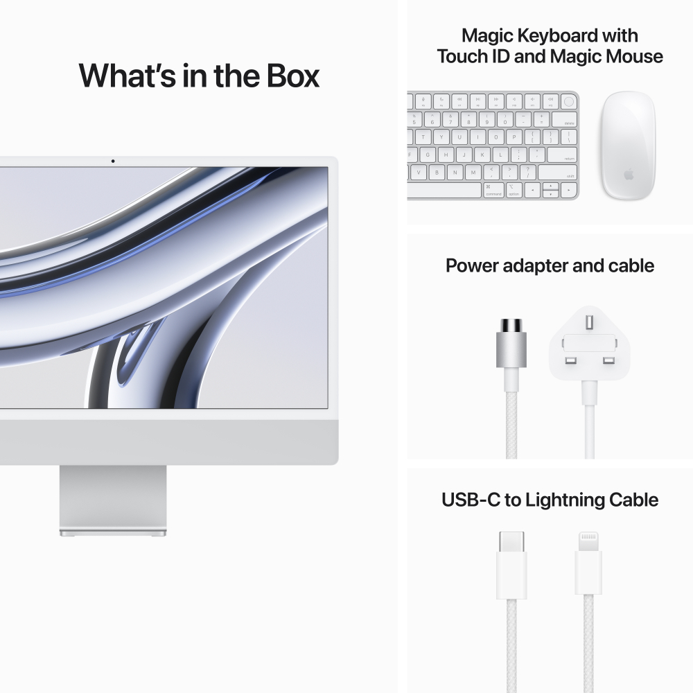 Apple iMac 24-inch M3 (Four ports, 2023)