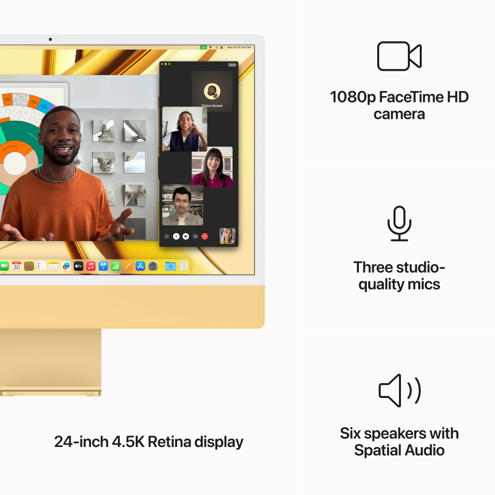 Apple iMac 24-inch M3 (Four ports, 2023)