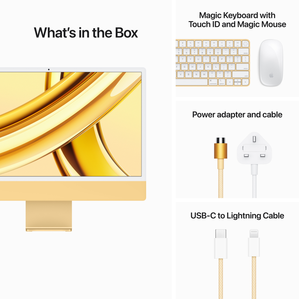 Apple iMac 24-inch M3 (Four ports, 2023)
