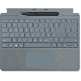 [DEMO UNIT] Microsoft Surface Pro Signature Keyboard (Ice Blue) with Slim Pen 2 (Black) Bundle for Surface Pro 8, 9, Pro X (8X7-00055)
