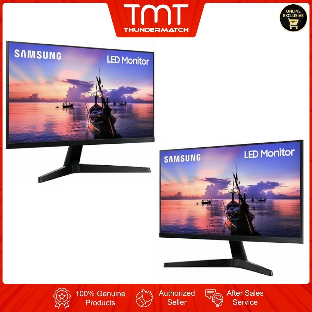 [DEMO UNIT] Samsung LF24T350FHEXXM Monitor - 24.0" | 5ms/FHD/IPS Panel/75Hz | HDMI/VGA/Flicker Free/AMD Free-Sync | No Warranty