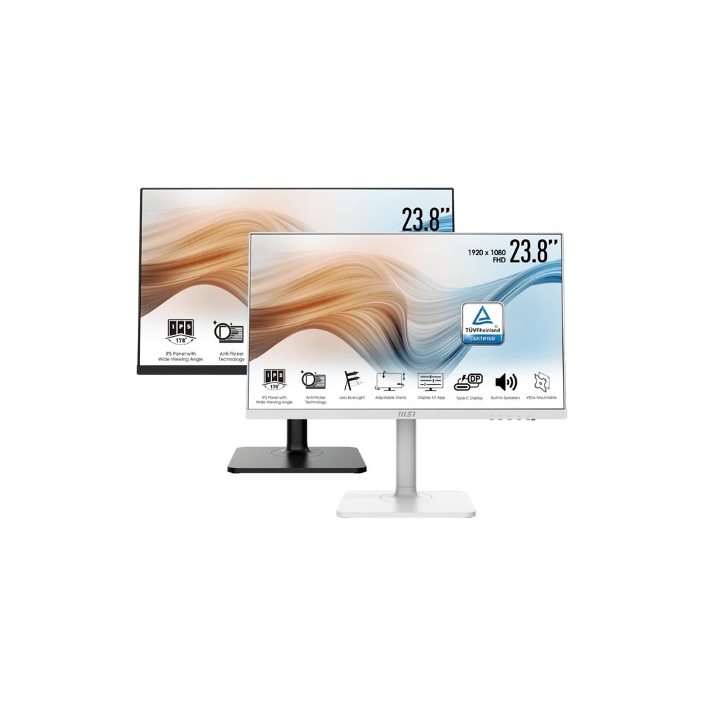 [DEMO UNIT] MSI Modern Monitor MD241P Black | 23.8" | 5ms / 75Hz / FHD / IPS Panel | HDMI / Type C / DP | sRGB 110%