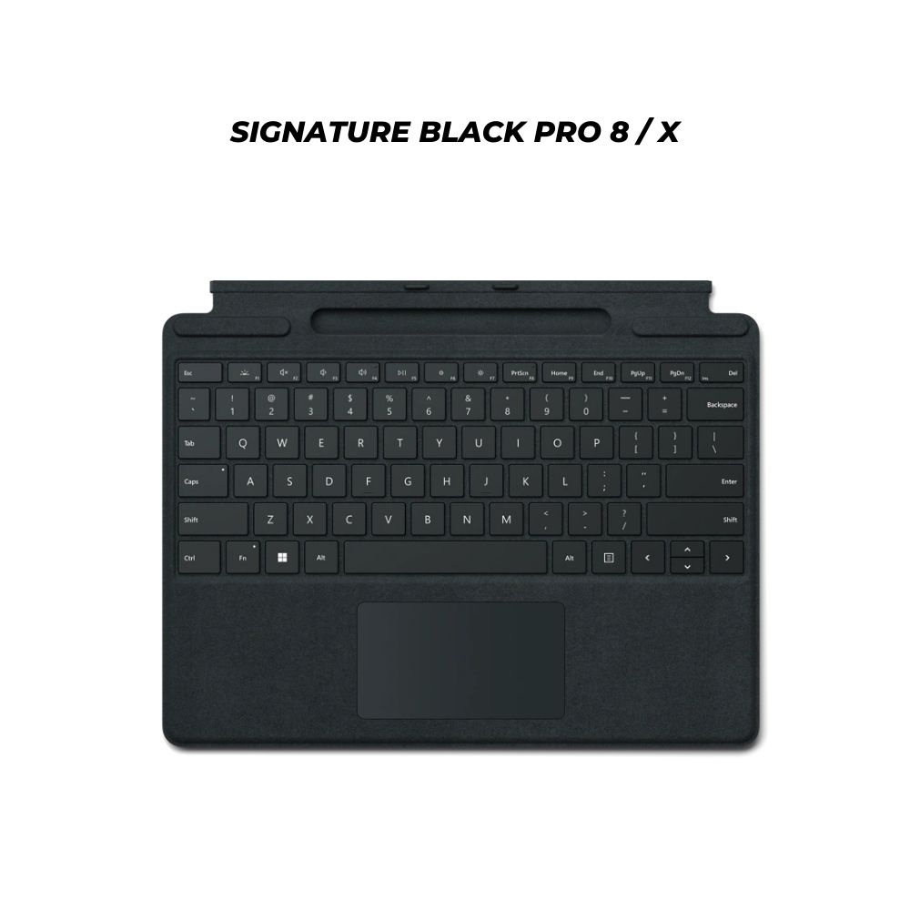 [DEMO UNIT] Microsoft Surface Pro 8 / X Type Cover Signature Keyboard ( Black ) | No Warranty